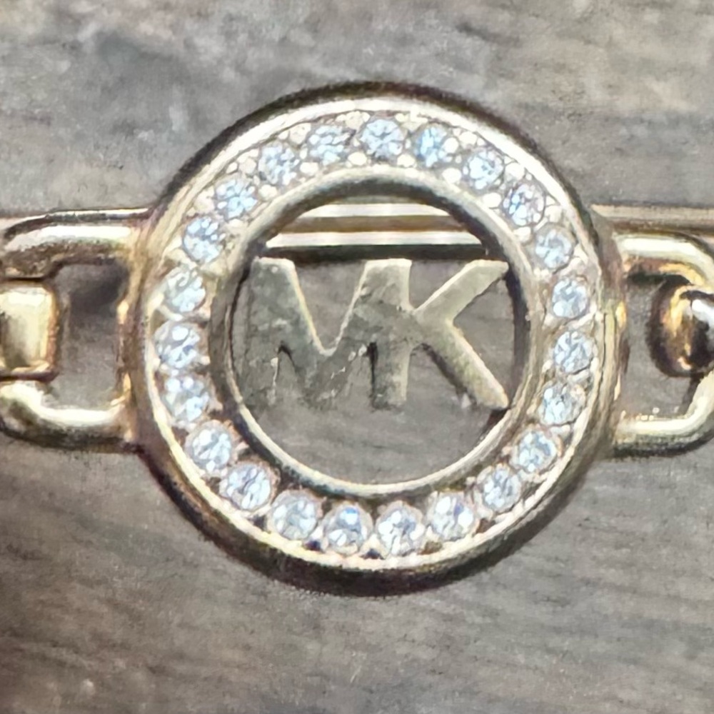 Michael Kors Gold Bracelet with Silver Accents